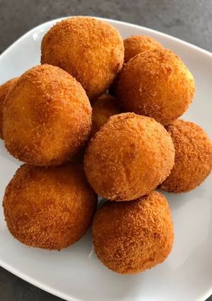 Una foto de Croquetas de Gambas y Ajetes en Thermomix TM5