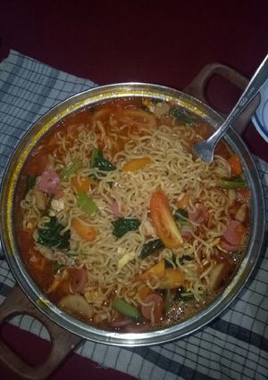 Foto resep Mie Tek Tek Indomie Super Pedas Special