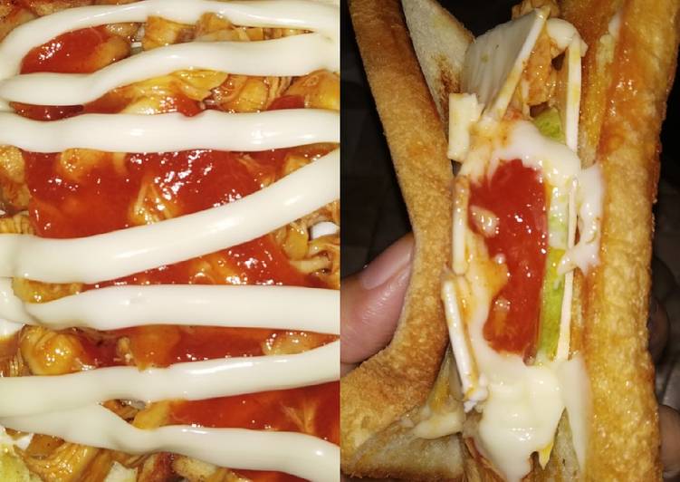 Resep Sandwich pedas, Enak Banget