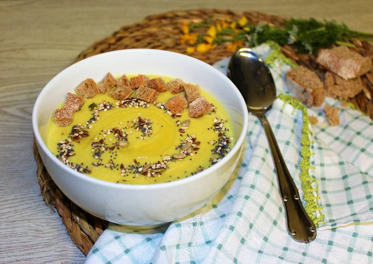 Crema BIO de calabacín y tofu en Mambo