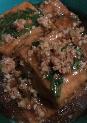 Foto resep Tahu tumis daging cincang