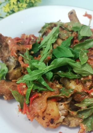 Foto resep Ayam penyet kemangi