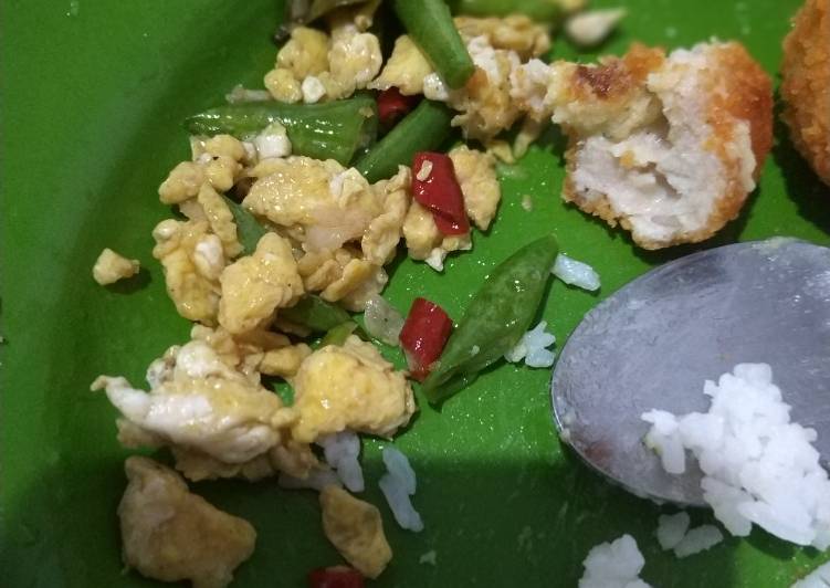 Tumis buncis telur