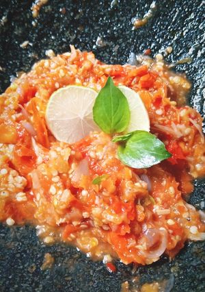 Foto resep Sambel Uleg Teri Medan