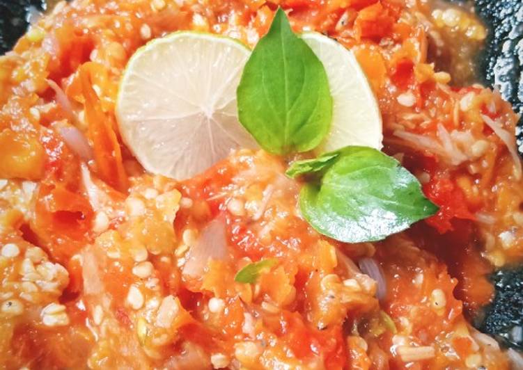 Resep Sambel Uleg Teri Medan Anti Gagal