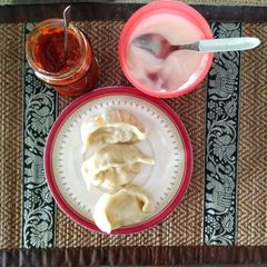 A picture of Vegetable Momos.