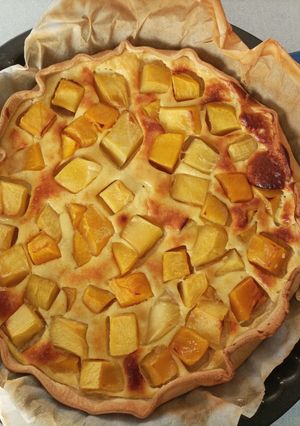 Une photo de Tarte à la mangue