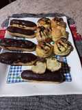 E'clairs y profiteroles con crema pastelera 😋