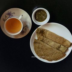 A picture of Moong Dal Dosa.