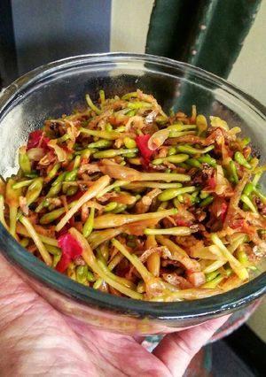 Foto resep Oseng kembang kates (Tumis bunga pepaya)