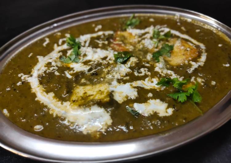 Dhaba Style Palak Paneer 🥬