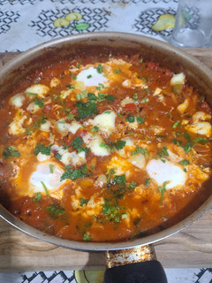 Una foto de Shakshuka
