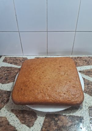 Una foto de Torta semi integral de dátiles