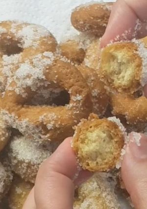 Una foto de Bercianitos (o rosquillas de anís) versión sin gluten