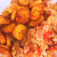 A picture of Fried egg and dodo.