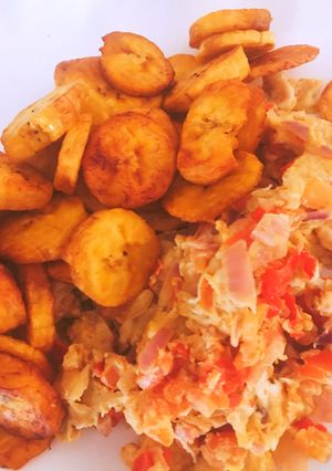 A picture of Fried egg and dodo.