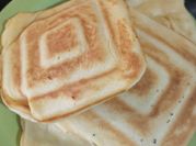 Una foto de waffles fáciles sin manteca