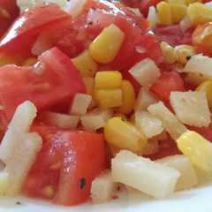 Una foto de Ensalada de tomate