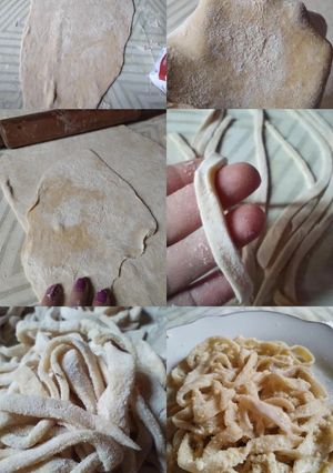 Una foto de Fideos caseros