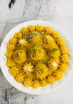 عکسی از دستور حلوا شیر