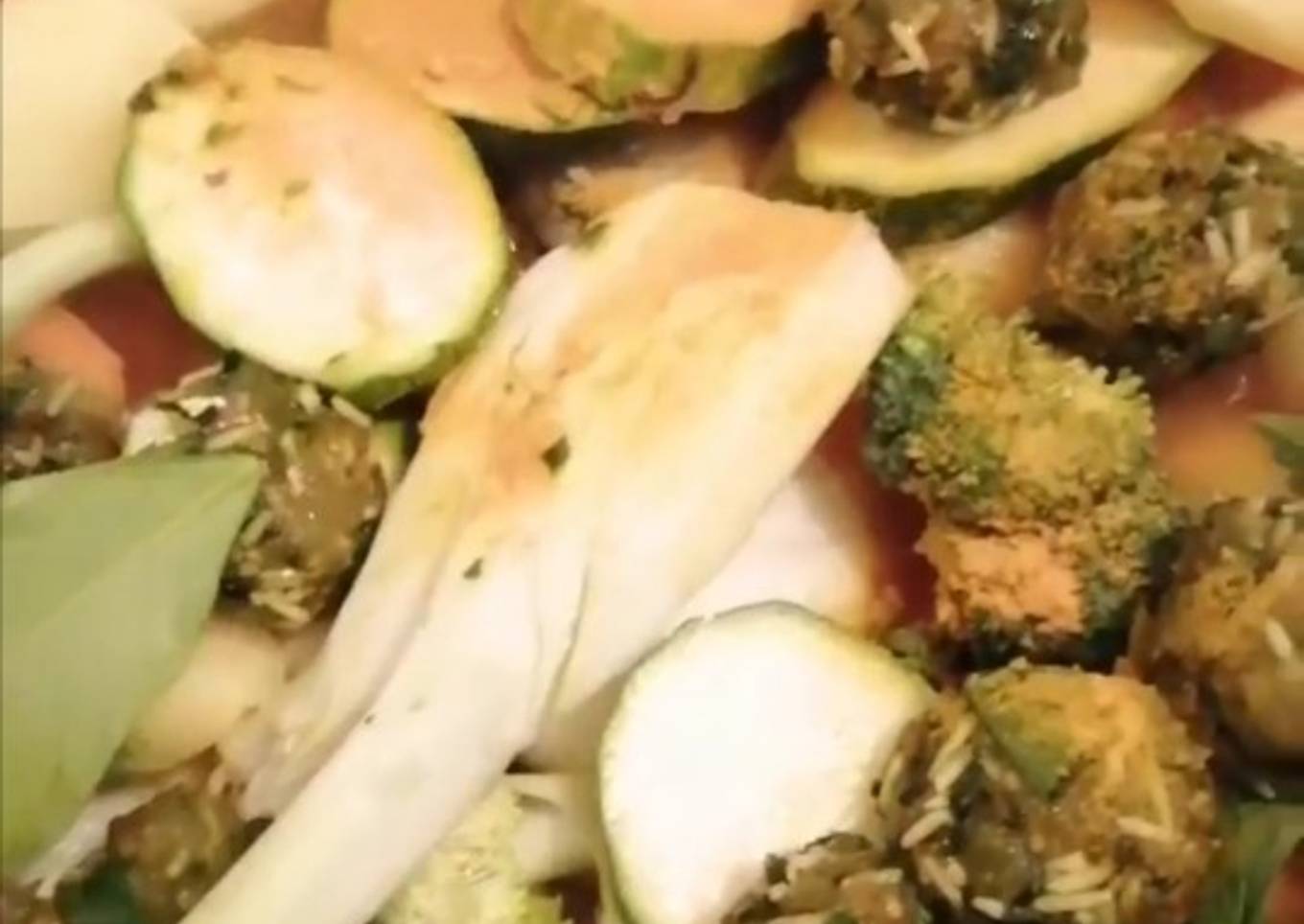 Boulettes de poisson aux légumes d'été 🐟