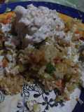 Arroz chino con verduras
