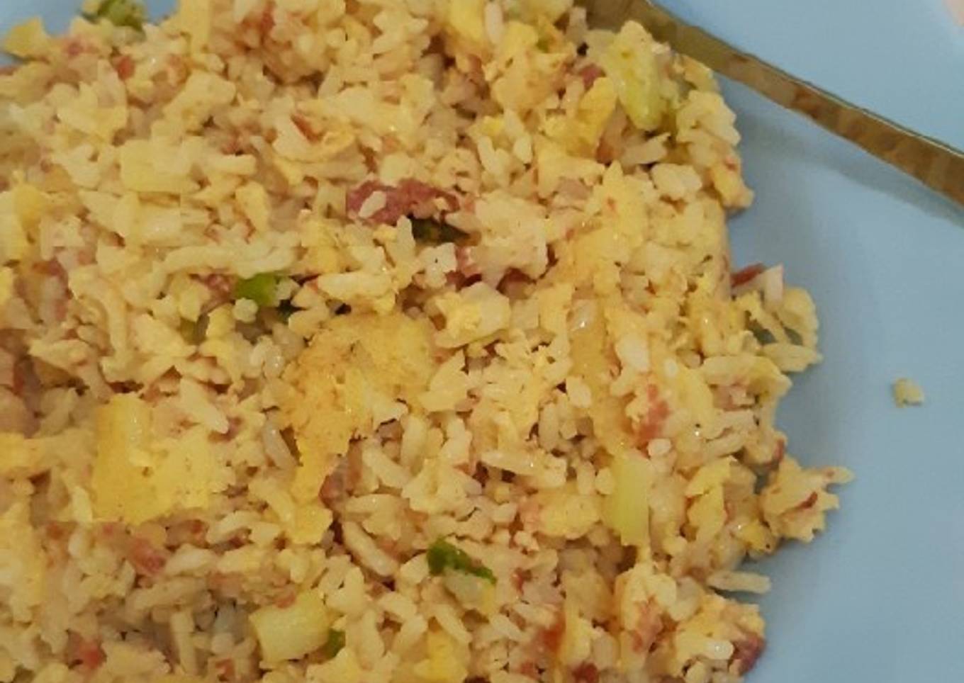 Nasi Telur Korea (mirip nasi goreng xD)