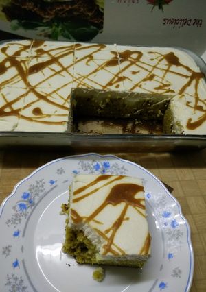 صورة لوصفة كيك الموز بالكريمه