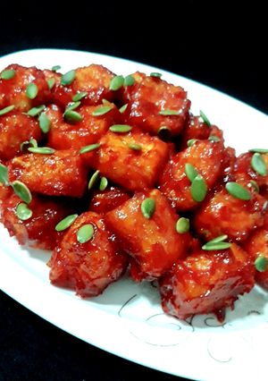 รูปของ เต้าหู้ทอดกรอบสไตล์เกาหลี/เต้าหู้หวานเผ็ดกรุบกรอบ Dubu - gunjeong