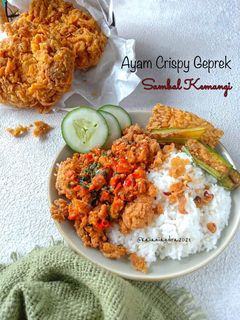 Foto resep Ayam Crispy Geprek Sambal Kemangi