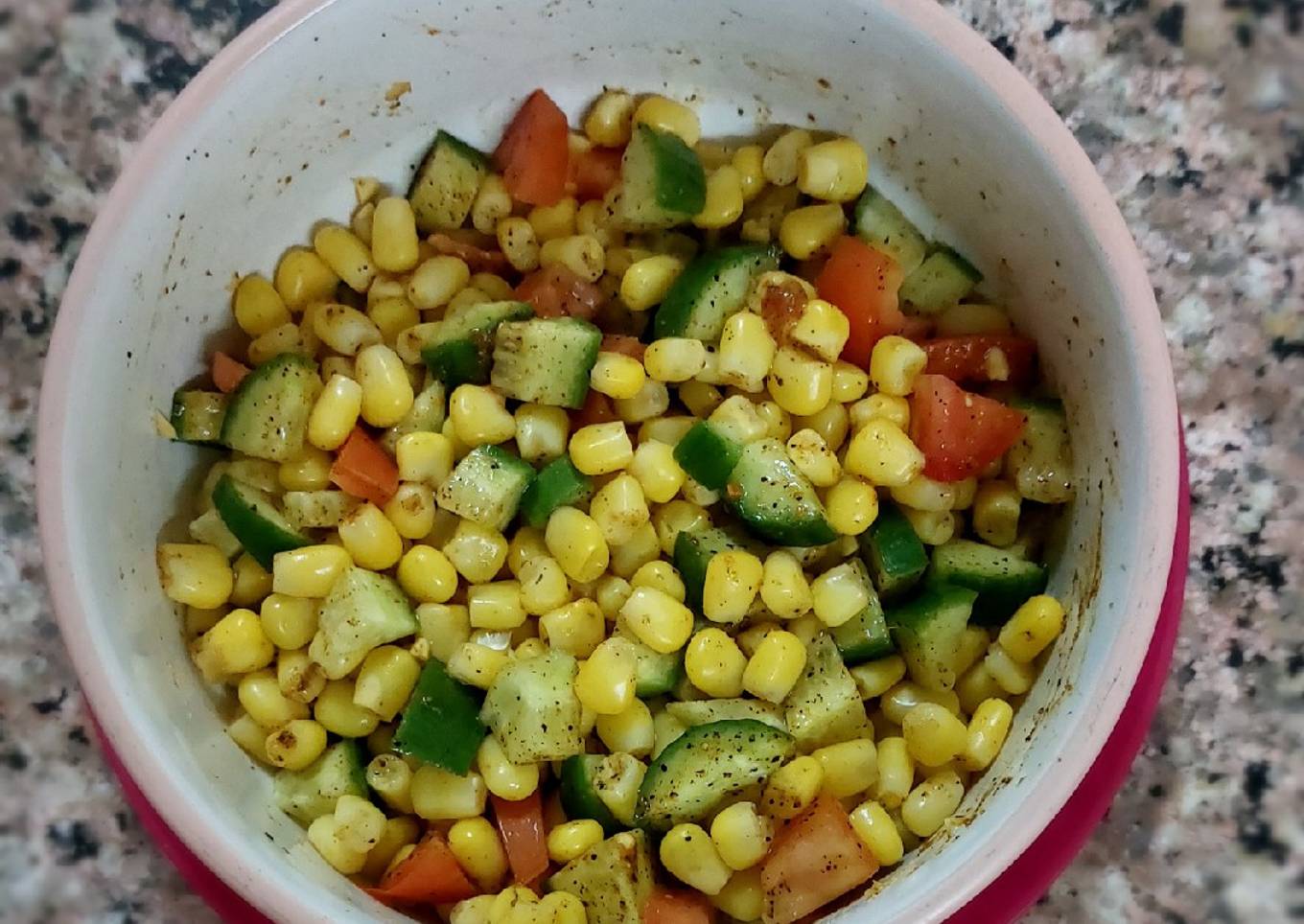 Easy sweet corn salad