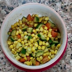 Easy sweet corn salad A picture of Easy sweet corn salad.
