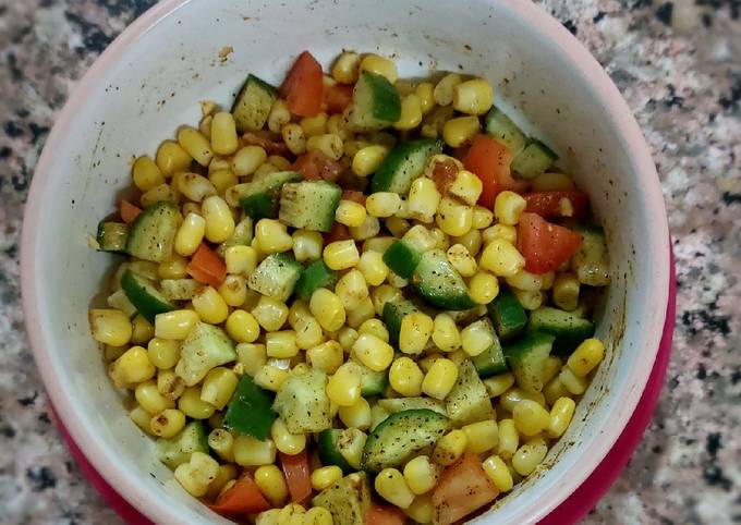 Easy sweet corn salad Recipe