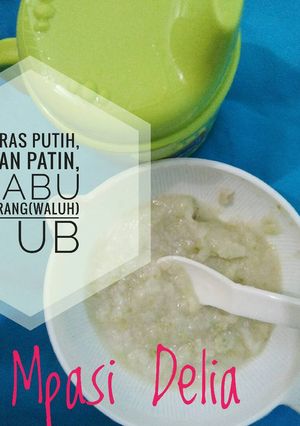 Foto resep Mpasi bubur ikan patin labu parang