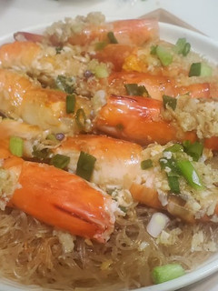 大頭蝦炒粉絲 的食譜成品照片