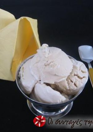 A picture of Ice cream with the taste of halva.