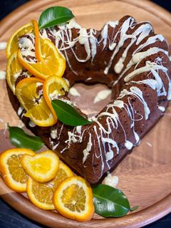 Φωτογραφία της συνταγής Πορτοκαλένιο κέικ (χωρίς ζάχαρη και λιπαρά)