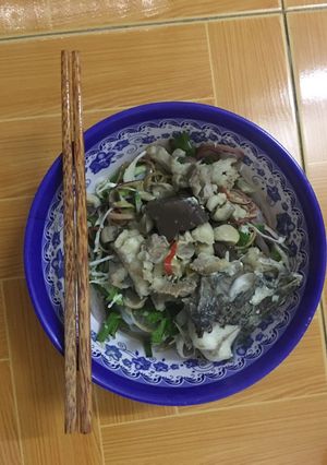 Hình của món Bún nước lèo trà vinh (theo công thức mình làm lớp trưởng).