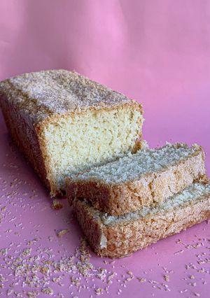 Una foto de Budín de coco