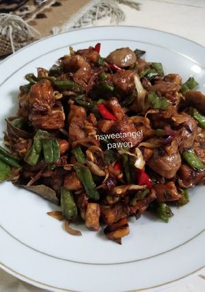 Foto resep Tumis tempe kacang panjang menggoda