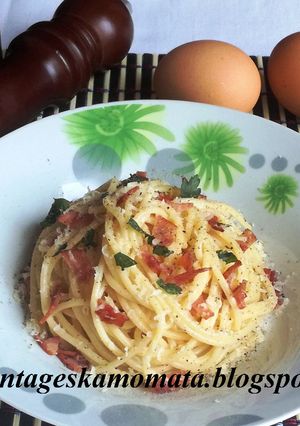 Φωτογραφία της συνταγής Καρμπονάρα (Spaghetti alla carbonara)