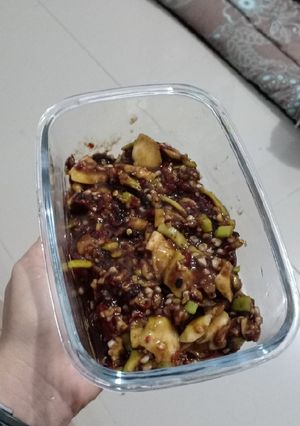 Foto resep Rujak kedondong pisang batu