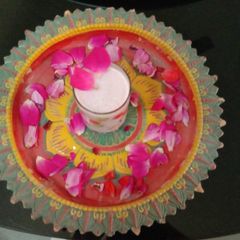A picture of Gulkand milk shake.