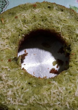 Foto resep Bolu Pisang Ambon Keju Pandan