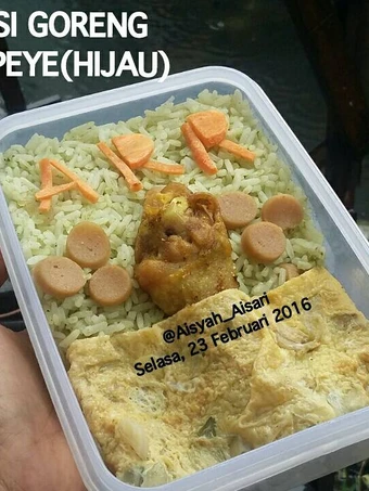 Langkah Mudah untuk Menyiapkan Resep  Nasi Goreng Popeye (Hijau) yang Bisa Manjain Lidah, Bisa Manjain Lidah