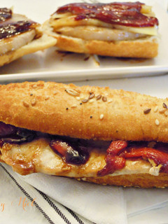 Una foto de Montadito o tosta de lomo al Pedro Ximenez