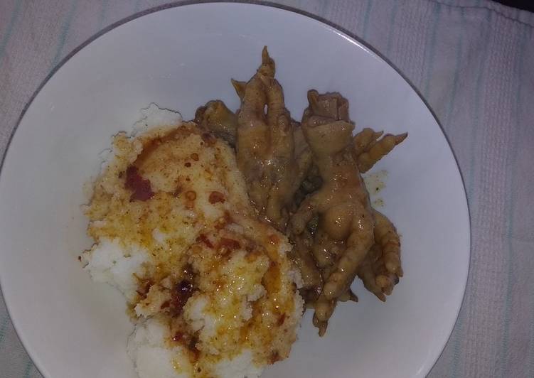 Recipe of Homemade Amanqina(chicken feet)