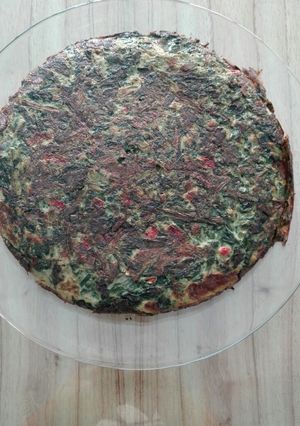 Una foto de Tortilletta al queso de espinaca!