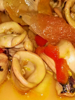 Una foto de Chipirones en salsa con garam masala