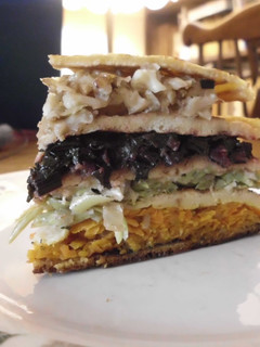 Una foto de Torta de Panqueques y Verduras